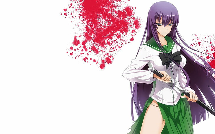3 Saeko Busujima Wallpapers for iPhone and Android by Mark Wagner