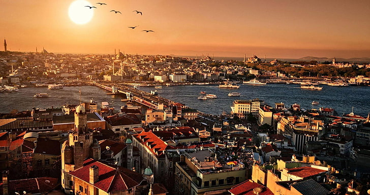 Turkey, Istanbul, city, architecture, building exterior, built structure, HD wallpaper