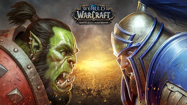 alliance, artwork, Blizzard Entertainment, horde, Orc, video games