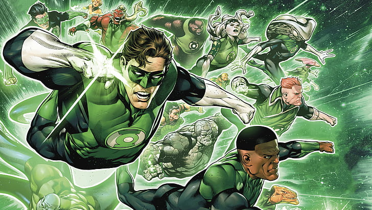 Green Lantern, Green Lantern Corps, DC Comics, Hal Jordan, HD wallpaper