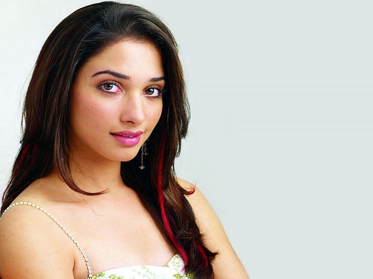 Tamanna South Actress, portrait, looking at camera, one person
