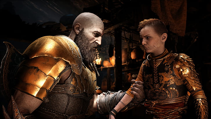 kratos, god of war 4, games, ps games, hd, 4k, HD wallpaper