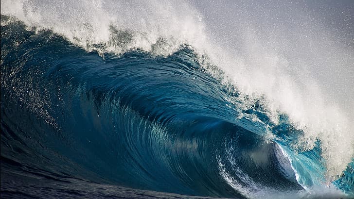 water, waves, sea, Perth, Australia, Pacific Ocean, HD wallpaper