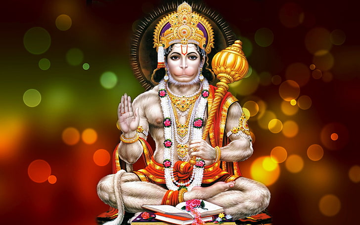 Lord Hanuman Art 4K Ultra HD Mobile Wallpaper