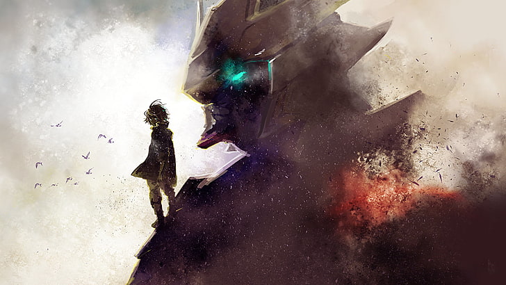 black-haired male character digital wallpaper, Gundam, mech, Mobile Suit Gundam: Iron-Blooded Orphans