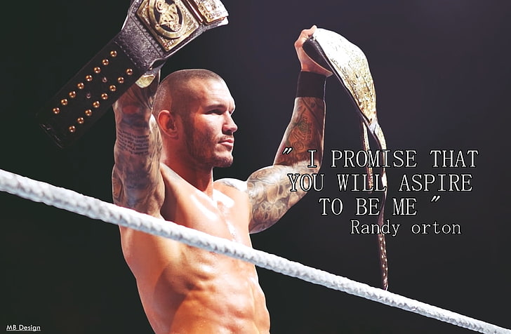 HD wallpaper: Randy Orton, WWE, quote, wrestling, muscular build, strength  | Wallpaper Flare