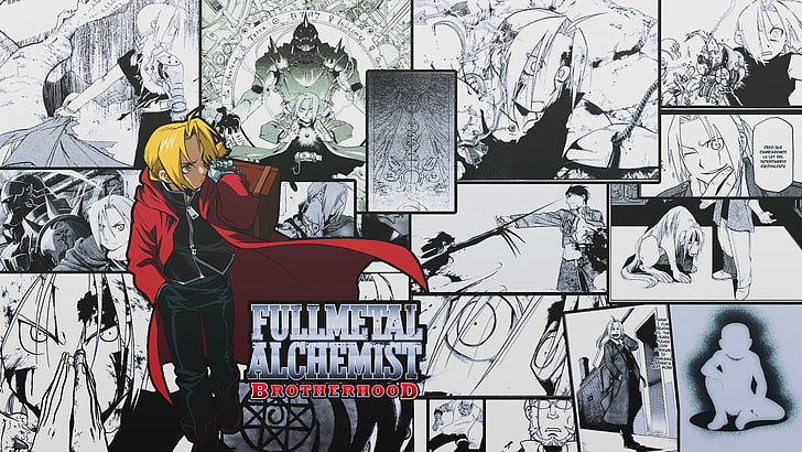 Full Metal Alchemist, Elric Edward, manga, representation, human representation, HD wallpaper
