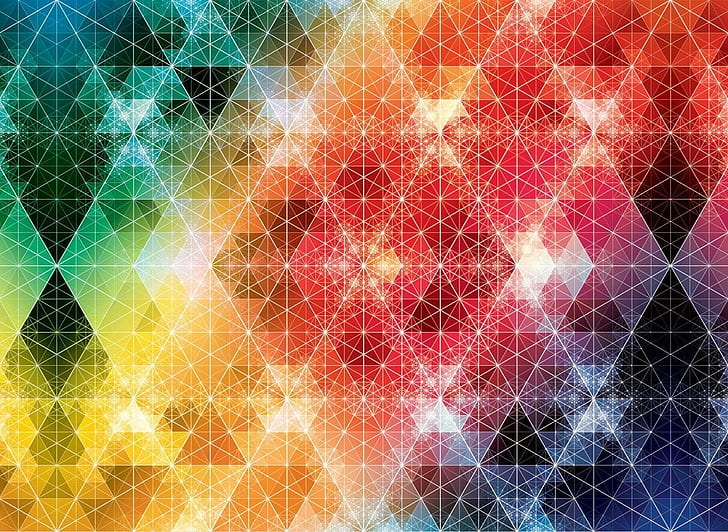 geometry andy gilmore colorful triangle texture