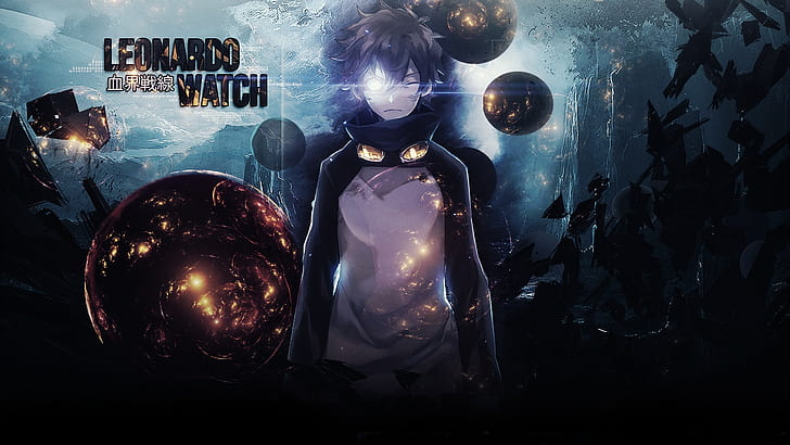 Kekkai Sensen, Leonardo Watch, Anime Boy, HD wallpaper