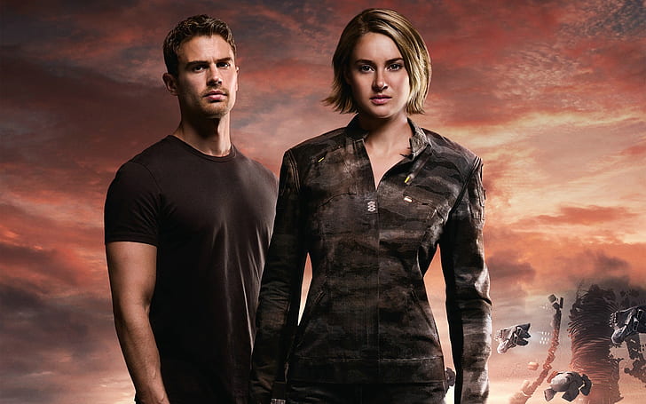 Shailene Woodley, Theo James, The Divergent Series: Allegiant, HD wallpaper