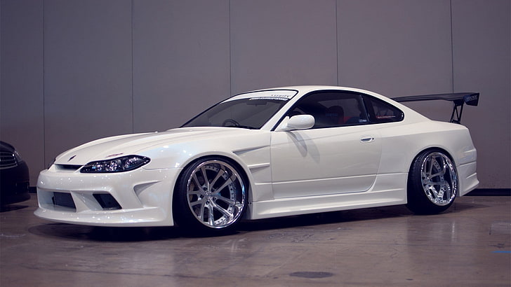 white Nissan Silvia S15 coupe, auto, car, mode of transportation HD wallpaper