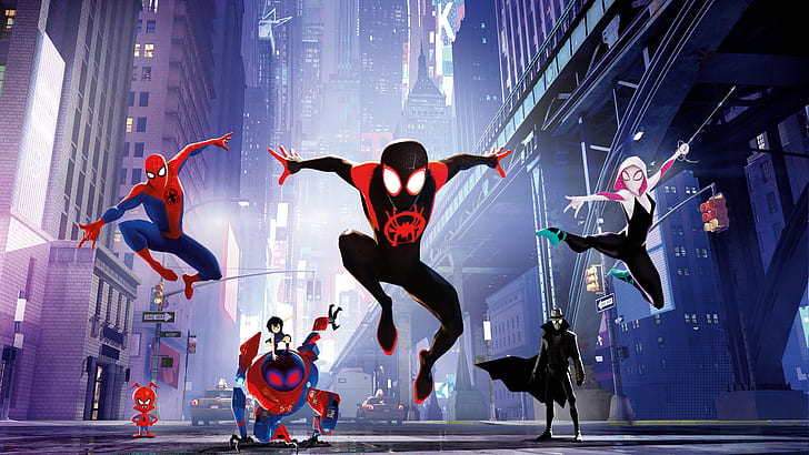 SpiderMan Into the SpiderVerse 1080P 2K 4K 5K HD wallpapers free  download  Wallpaper Flare