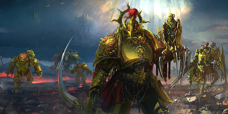 Warhammer, Warhammer 40K, Armor, Warrior, HD wallpaper