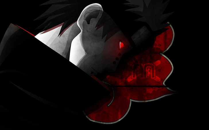 Pain from Naruto illustration, Pein, Naruto Shippuuden, glowing eyes, HD wallpaper