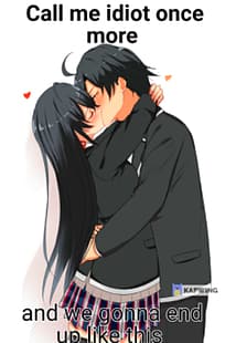 HD wallpaper: anime boys, anime girls, kissing, tsundere | Wallpaper Flare