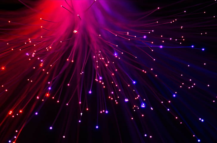 HD wallpaper: optic fiber bokeh lights macro red abstract, technology, fiber  optic | Wallpaper Flare