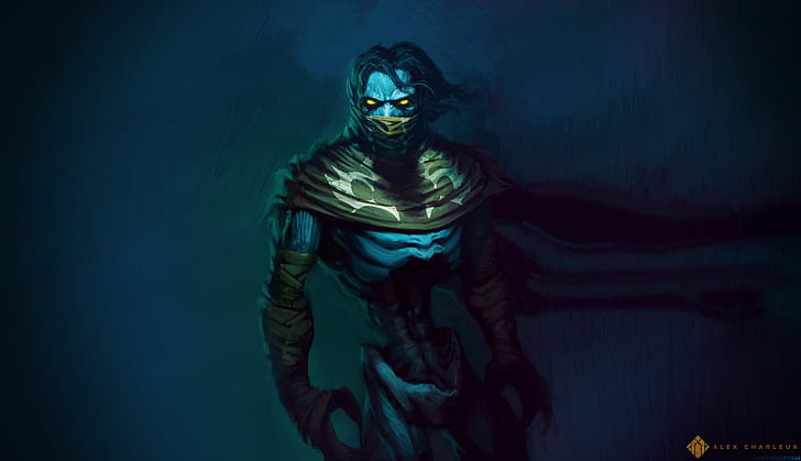 Figure, The game, Art, Ghost, Character, Raziel, Legacy of Kain, HD wallpaper