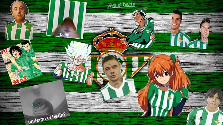 Betis, Anime Background, memes, HD wallpaper