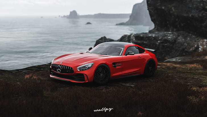 Mercedes-Benz, Microsoft, game, AMG, 2018, GT R, Forza Horizon 4, HD wallpaper