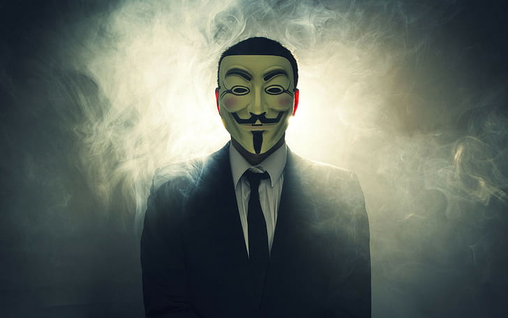 Anonymous, People, Memes, Mask, 2560x1600, HD wallpaper