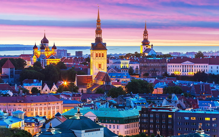 Cities, Tallinn, Architecture, Building, City, Cityscape, Estonia, HD wallpaper