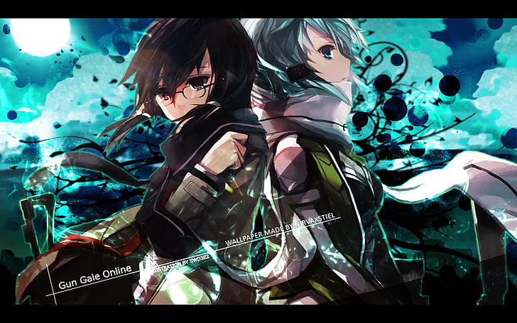 Gun Gale Online poster, Sword Art Online, Asada Shino, real people, HD wallpaper