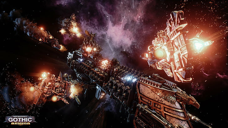 Video Game, Battlefleet Gothic: Armada, Spaceship, HD wallpaper