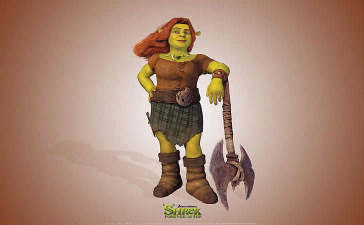Fiona, Shrek Forever After, Shrek Princess Fiona digital wallpaper
