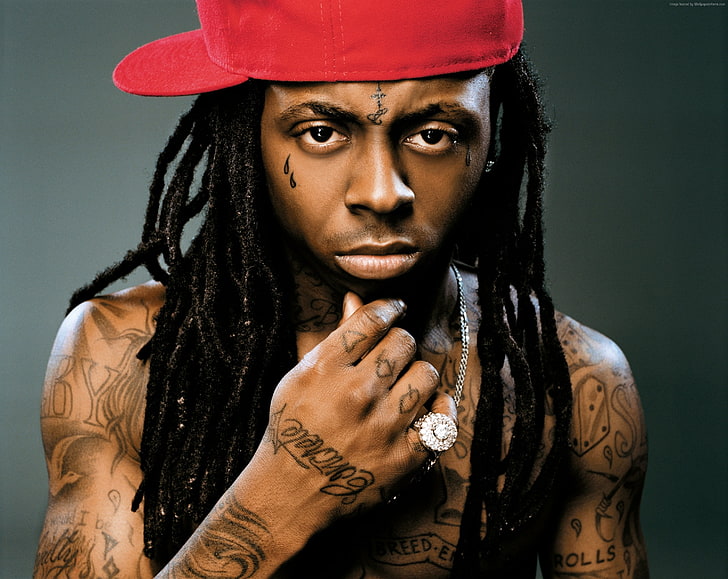Top music artist and bands, rapper, Lil Wayne, one person, portrait, HD wallpaper