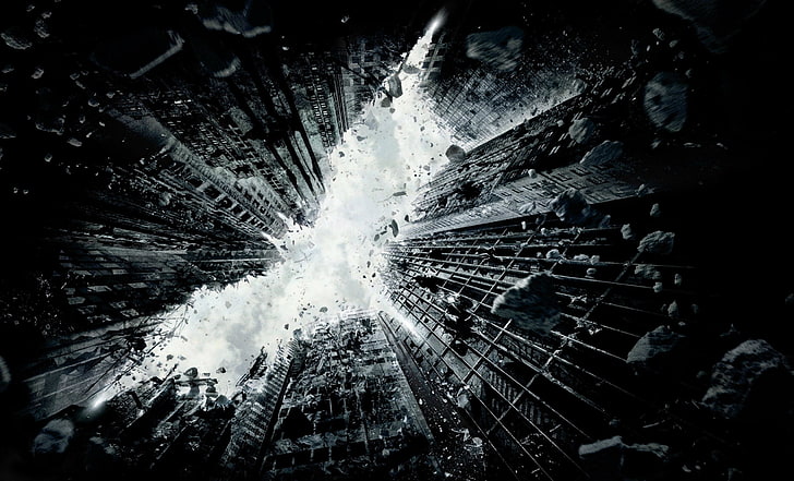 white and black area rug, The Dark Knight Rises, Batman, built structure, HD wallpaper
