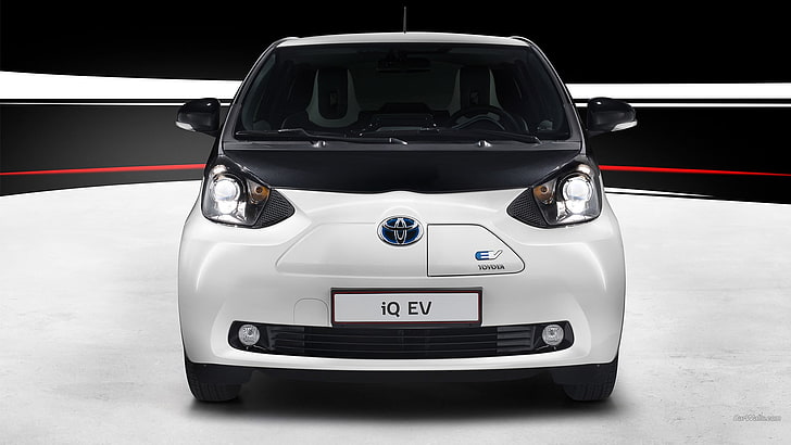 Toyota IQ, car, electric car, mode of transportation, motor vehicle, HD wallpaper
