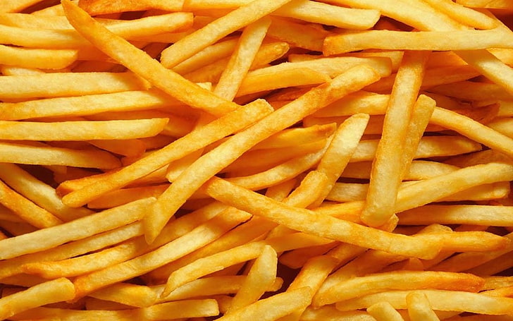 french fries, fried, slices, food, unhealthy Eating, prepared Potato