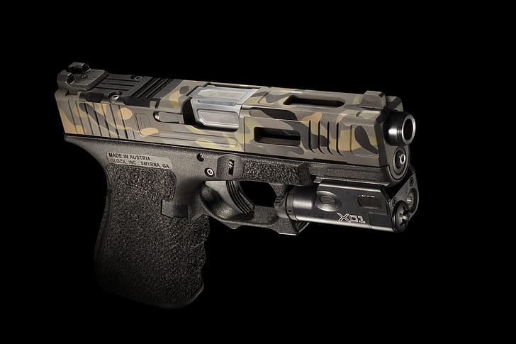 style, gun, Glock 19, Mk 2, HD wallpaper