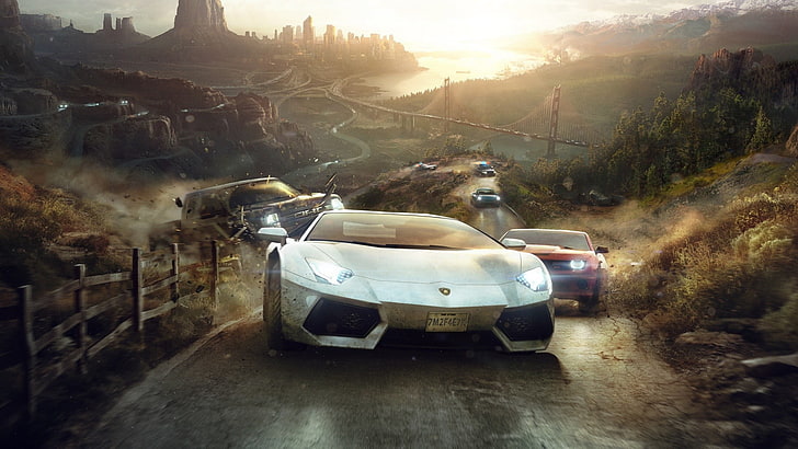 racing game portrait, The Crew, car, video games, Ubisoft, motor vehicle, HD wallpaper