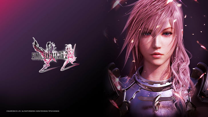 Final Fantasy, Final Fantasy XIII-2, one person, portrait, young adult