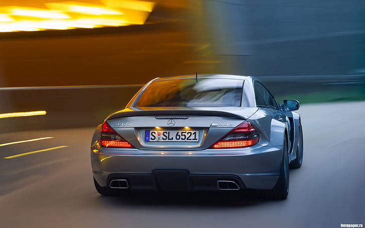 car, motion blur, Mercedes-Benz, Mercedes-AMG, Mercedes-Benz SL65 AMG