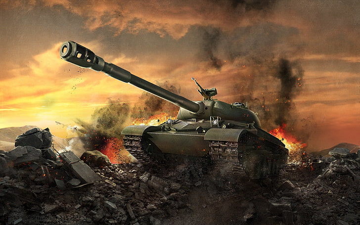 grey military tank digital wallpaper, world of tanks, wargaming net HD wallpaper