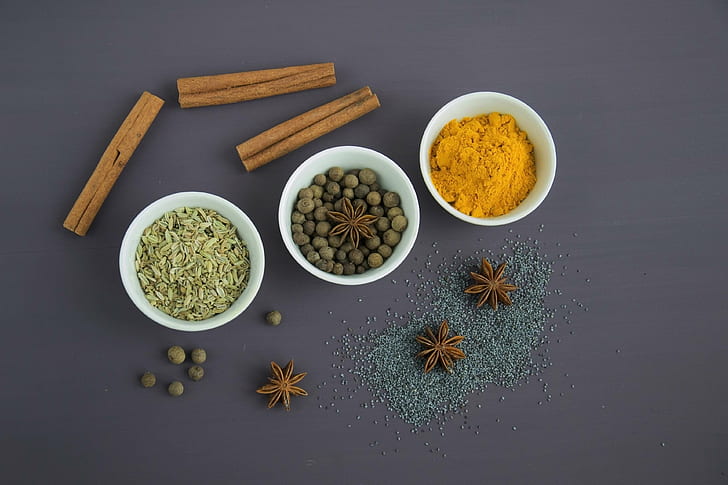 anise, aroma, cinnamon, cooking, cooking food, dark background