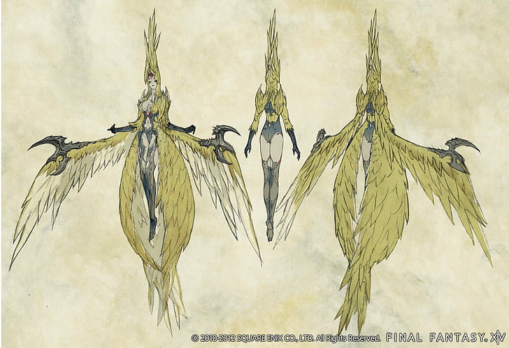 Final Fantasy, Final Fantasy XIV: A Realm Reborn, Garuda (Final Fantasy), HD wallpaper