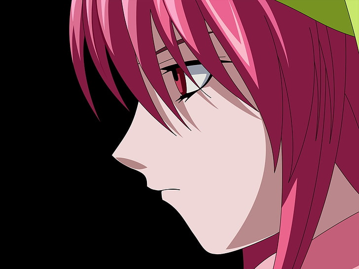 anime, Elfen Lied, sky, no people, low angle view, nature, red