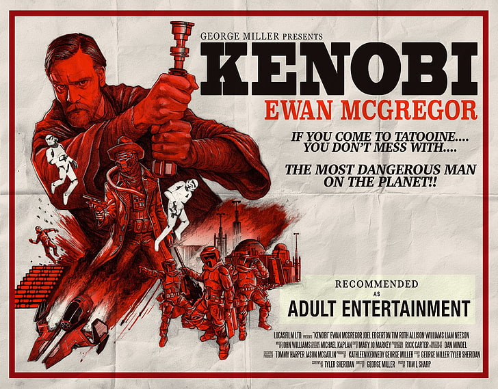 Star Wars, Ewan McGregor, Obi-Wan Kenobi, Stormtrooper, HD wallpaper