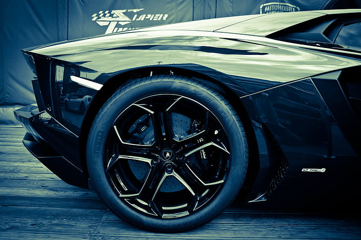 car, Lamborghini Aventador, HD wallpaper