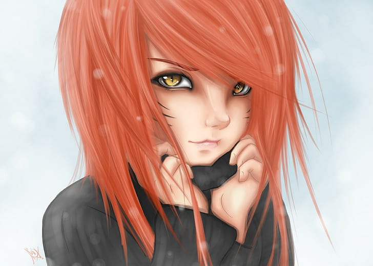 Neko Girl With Red Hair