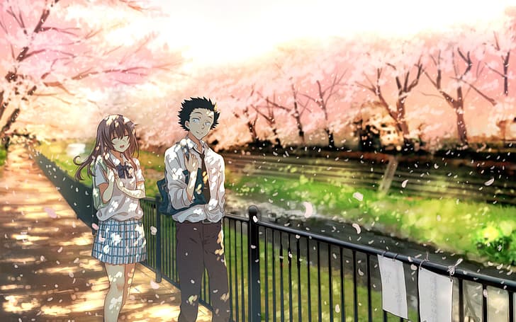 HD wallpaper: Nature, Movie, Manga, Couple, You no katachi, A silent voice  | Wallpaper Flare