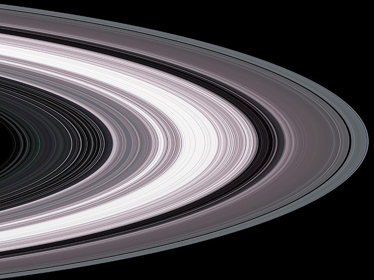 Saturn, Cassini, the rings of Saturn, HD wallpaper
