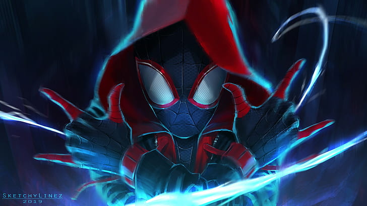 spiderverse, Spider-Man: Into the Spider-Verse, 2019 (Year), HD wallpaper