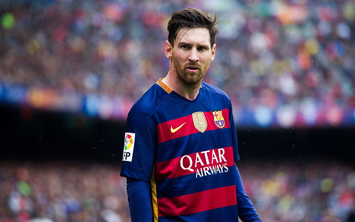 Lionel Messi barcelona 2017 High Quality Wallpaper, standing, HD wallpaper