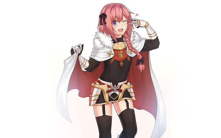 Fate Series, Fate/Apocrypha, anime boys, Rider of Black, Astolfo (Fate/Apocrypha), HD wallpaper