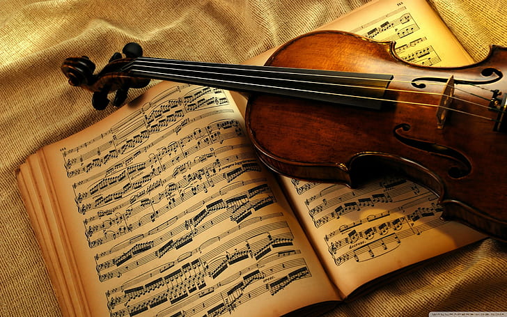 music, Partition, violin