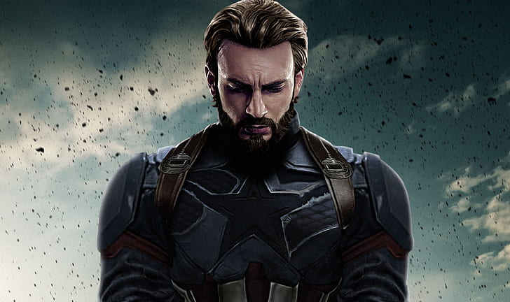Captain America, Chris Evans, Steven Rogers, Avengers: Infinity War, HD wallpaper